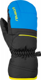 Reusch Alan Junior Mitten  6061415 7002 black blue yellow front